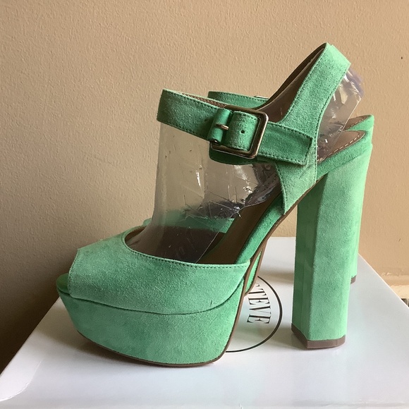 Steve Madden Womens Jillyy Mint Green 7 - Picture 3 of 8